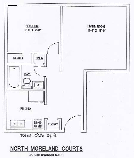 North-Moreland-Courts-One-Bedroom-1